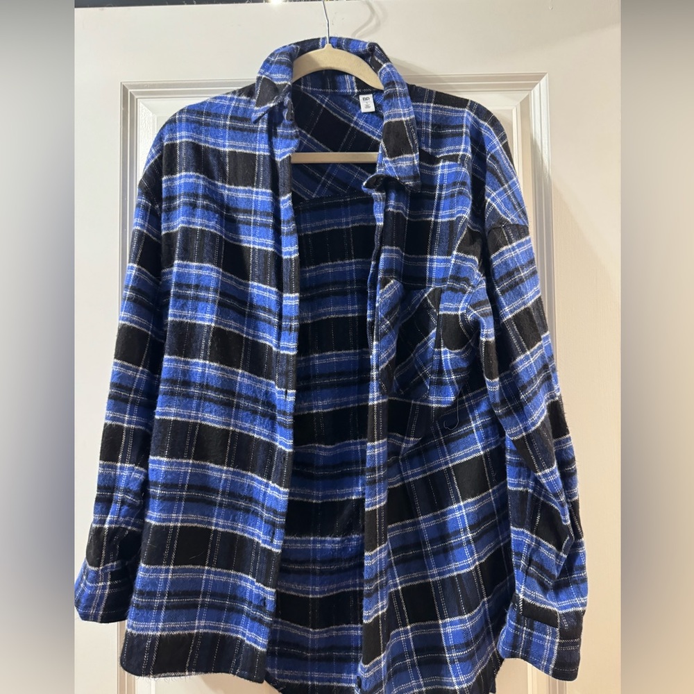 BP Boyfriend Plaid flannel shirt.